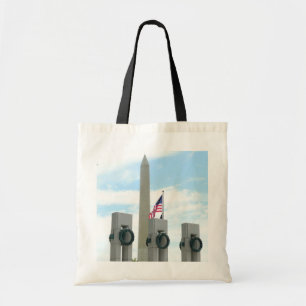 Tote Bag Monument Washington et mémorial de la Seconde Guer