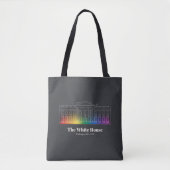 Tote Bag Monuments en lumière | Maison Blanche (Devant)