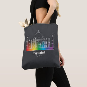 Tote Bag Monuments en lumière   Taj Mahal
