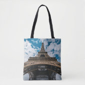Tote Bag Monuments | Looking Up at the Eiffel Tower (Devant)