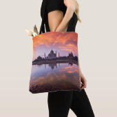 Tote Bag Monuments | Taj Mahal Sunset (De près)