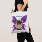 Tote Bag Moo Deng Hippo (De près)