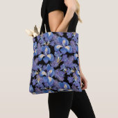 Tote Bag moody iris (De près)