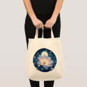 Tote Bag Moon Flower Design (Devant (produit))