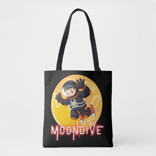 TOTE BAG MOONDIVE - ESPACE ASTRONAUT (Devant)
