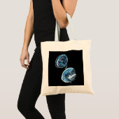 Tote Bag MoonJellyfish aquarelle art (Devant (produit))