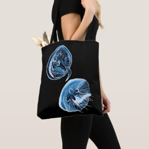 Tote Bag MoonJellyfish aquarelle art