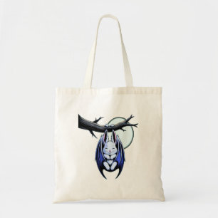 Tote Bag Moonlit Pastel Bat Bunny Cute Gothique Halloween