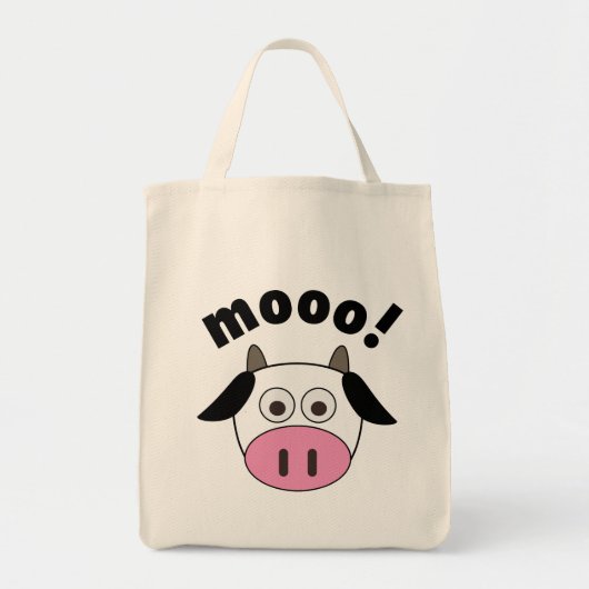 Tote Bag Mooo ! Vache (Devant)