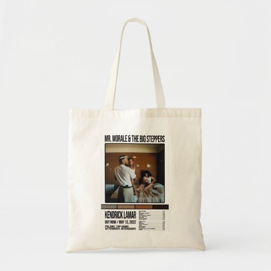 Tote Bag Morale &amp; Big Steppers Kendrick Lamar Cla (Devant)