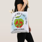 Tote Bag Mordre la Pomme (De près)