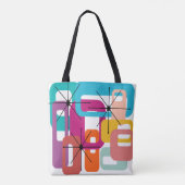 Tote Bag More Rectangles et Starbursts (Dos)