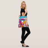 Tote Bag More Rectangles et Starbursts (Sur le modèle)