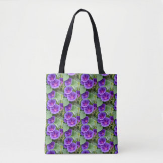 Tote Bag Morning Glory Garden