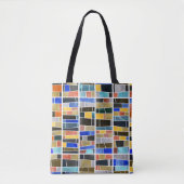 Tote Bag mosaïque Abstraite en verre : texture haute résolu (Devant)