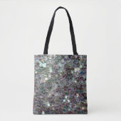 Tote Bag Mosaïque argentée aux couleurs éclatantes (Devant)