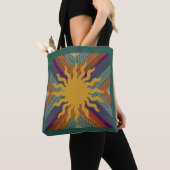 Tote Bag Mosaïque automne soleil (De près)