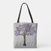 Tote Bag Mosaïque de Jacaranda (Dos)