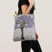 Tote Bag Mosaïque de Jacaranda (De près)