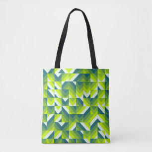 Tote Bag Mosaïque de vibes verdoyantes