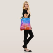 Tote Bag Mosaïque dynamique : Arrière - plan Abstrait multi (Sur le modèle)