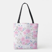 Tote Bag Mosaïque, fleurs (Dos)