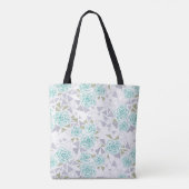 Tote Bag Mosaïque, fleurs (Dos)