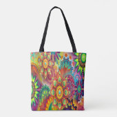 Tote Bag Mosaïque florale (Dos)