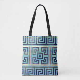 Tote Bag Mosaïque grecque méandre grecque ornement de la 