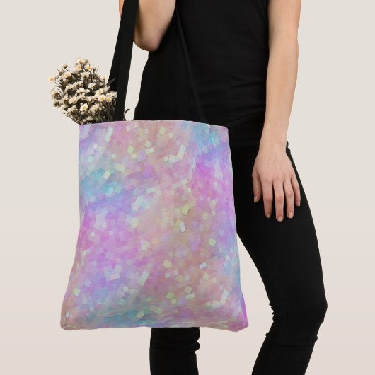 Tote Bag mosaïque holo sparkle : (De près)
