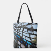 Tote Bag Mosaïque Miroir Bleu (Dos)
