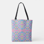 Tote Bag Mosaïque Pixel Bloom (Dos)