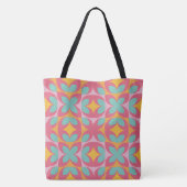 Tote Bag Mosaïque Rétro Bloom (Dos)