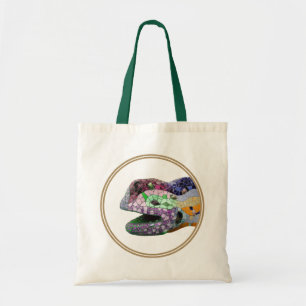 Tote Bag Mosaïques de tête de lézard de Gaudi