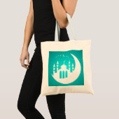 Tote Bag Mosquée sur la lune (Devant (produit))