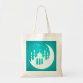 Tote Bag Mosquée sur la lune (Devant)