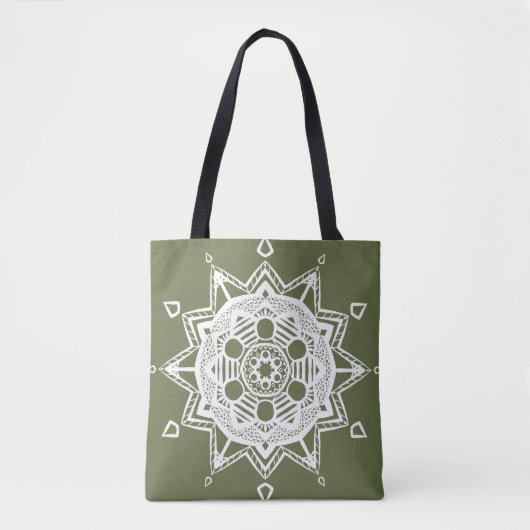 Tote Bag Moss Mandala (Devant)