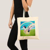 Tote Bag Moteur arc-en-ciel (Devant (produit))