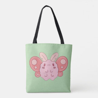 Tote Bag Moth Pêche guimauve