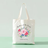 Tote Bag Mother of the bride, Floral design, elegant bags