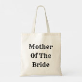 Tote Bag Mother Of The Bride Trendy Wedding Gift Favor (Dos)