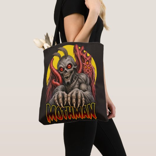 TOTE BAG MOTHMAN (De près)