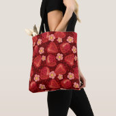 Tote Bag Motif 2 2 de fraise (De près)