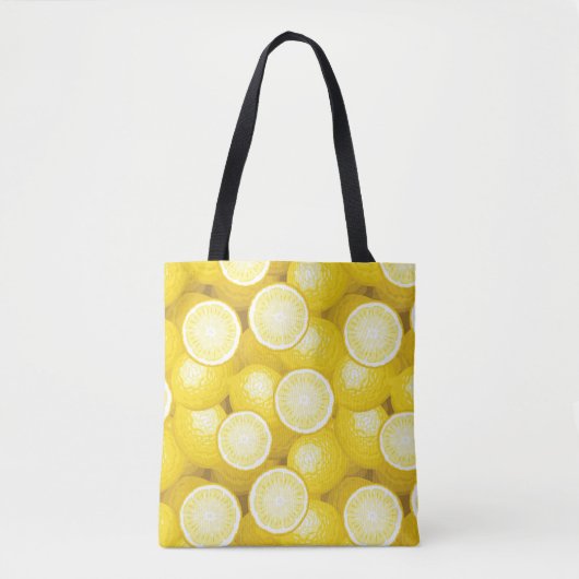 Tote Bag Motif 2 de citron (Devant)