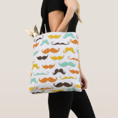 Tote Bag Motif 3 de moustache (De près)