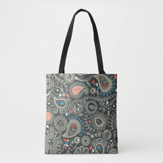 Tote Bag Motif 3 de Paisley (Devant)