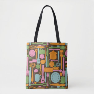 Tote Bag Motif 3 d'ustensiles de cuisine