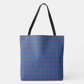 Tote Bag Motif à carreaux tartan Clan Elliot (Devant)