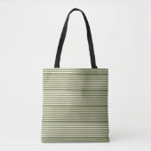 Tote Bag Motif à deux tons mousse crème verte (Devant)