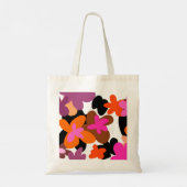 Tote Bag Motif à fleurs roses (Dos)